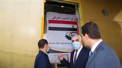 مصر تهدي العراق شحنة أدوية ومستلزمات طبية 