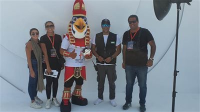 شاهد تميمة وكأس العالم لكرة اليد في حفل قرعة مونديال اليد