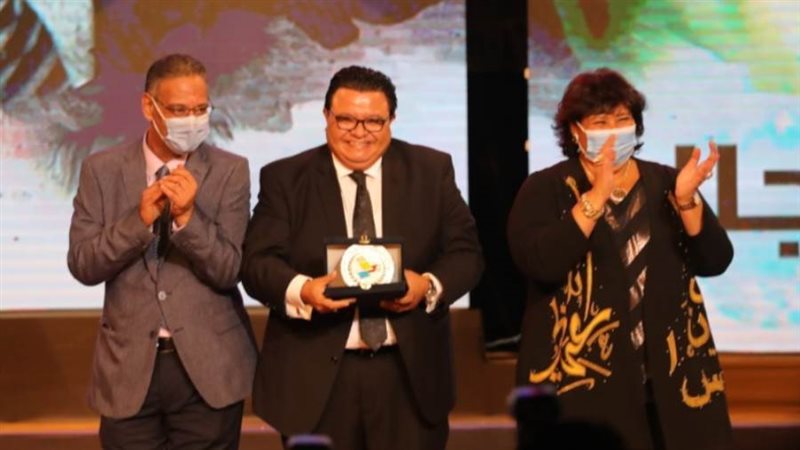 خالد جلال خلال تكريمه