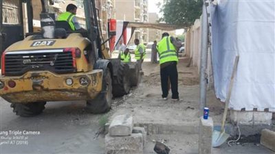 حملة توعوية لبائعي سوق السلام النموذجي بحي ثاني الإسماعيلية