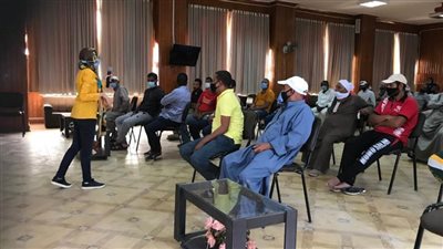 دورة تدريبية لتدريب العاملين بمنطقة آثار الهرم