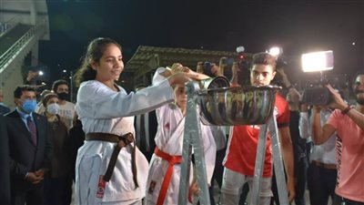 وزير الشباب يشهد إطلاق شعلة أولمبياد الطفل المصري بالمركز الأولمبي