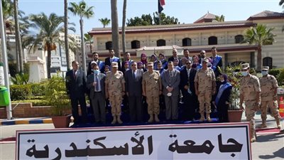 تبادل الخبرات الطبية والهندسية بين جامعة الإسكندرية والمنطقة الشمالية العسكرية