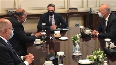 خلال زيارته لأثينا.. شكري يلتقى رئيس وزراء اليونان