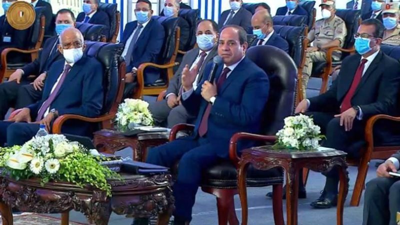 الرئيس السيسي خلال