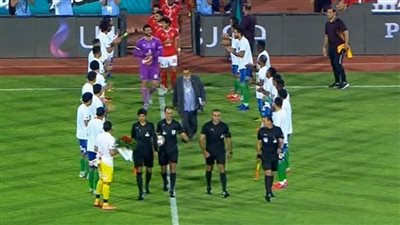 الخطيب يشكر رئيس مصر المقاصة بعد الممر الشرفي