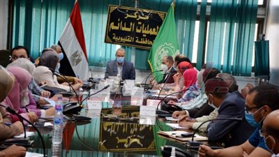 القليوبية تبحث تنفيذ المشروعات القومية