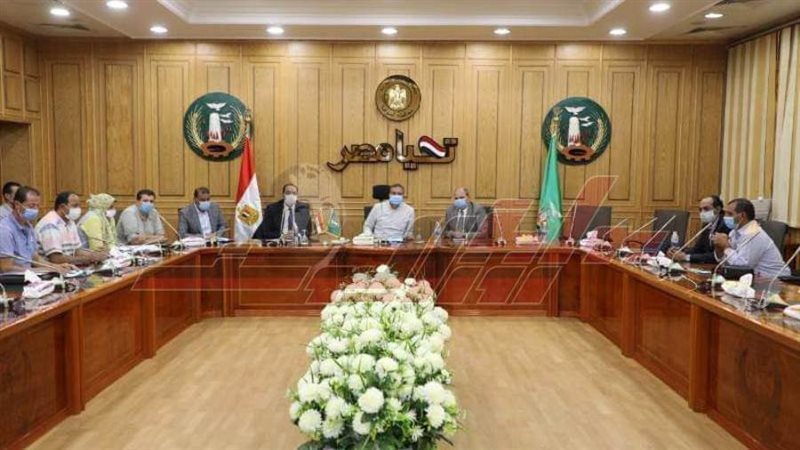 اجتماع محافظ المنوفية