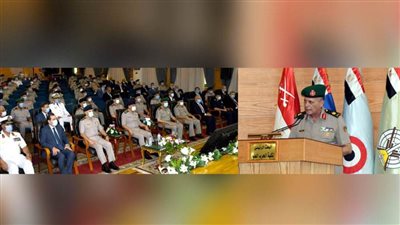   وزير الدفاع يشهد مناقشة البحث الرئيسى لأكاديمية ناصر العسكرية العليا 