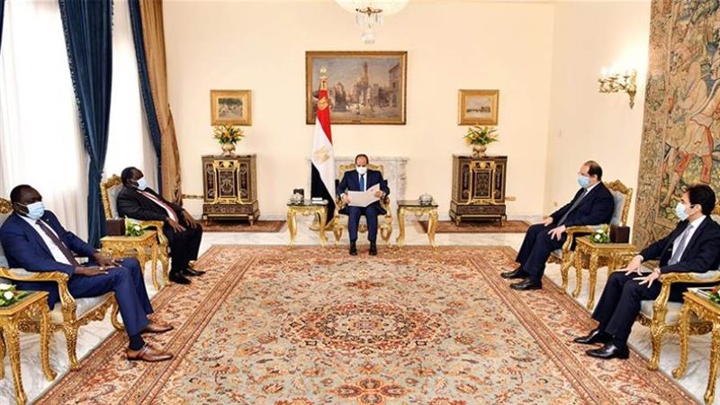 الرئيس السيسي يستقبل