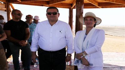 وزيرا البيئة والدولة للإعلام يتفقدان مركز الطيور المهاجرة بشرم الشيخ