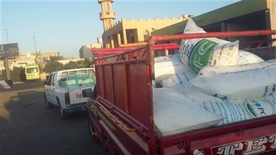 ضبط 2.4 طن أرز وسكر مجهول المصدر وناقص الوزن بالإسكندرية