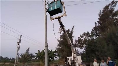 حملة لرفع كفاءة النظافة وصيانة أعمدة الإنارة بالبحيرة