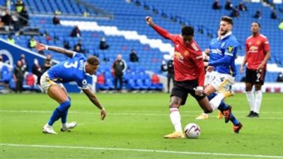 مانشستر يونايتد يفوز على برايتون 