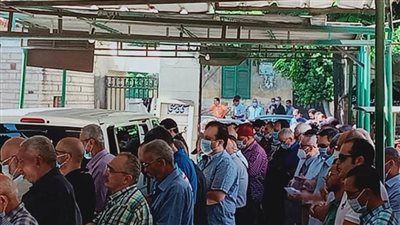 تشييع جنازة شقيقة مفيد شهاب بالإسكندرية 