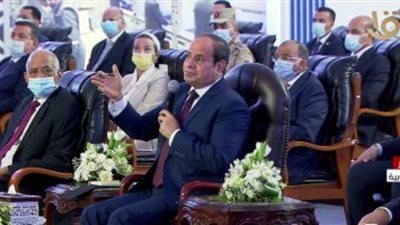 الرئيس السيسي يشاهد فيلما تسجيليا بعنوان 