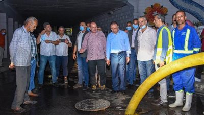 الإسكندرية تستعد للسيول والنوات خلال شتاء 2021