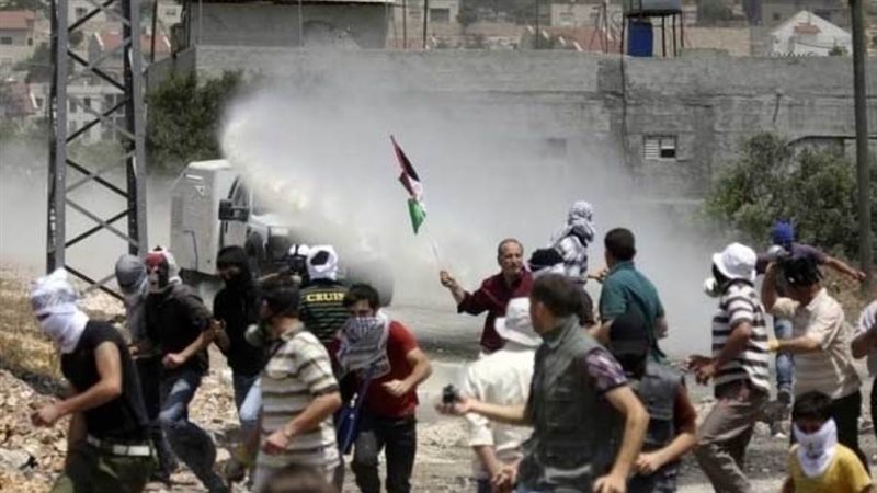 أصيب عدد من الفلسطينيين