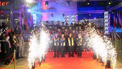 الأكاديمية العربية تحتفل بتخريج ١٣٥ طالبا بفرع بورسعيد