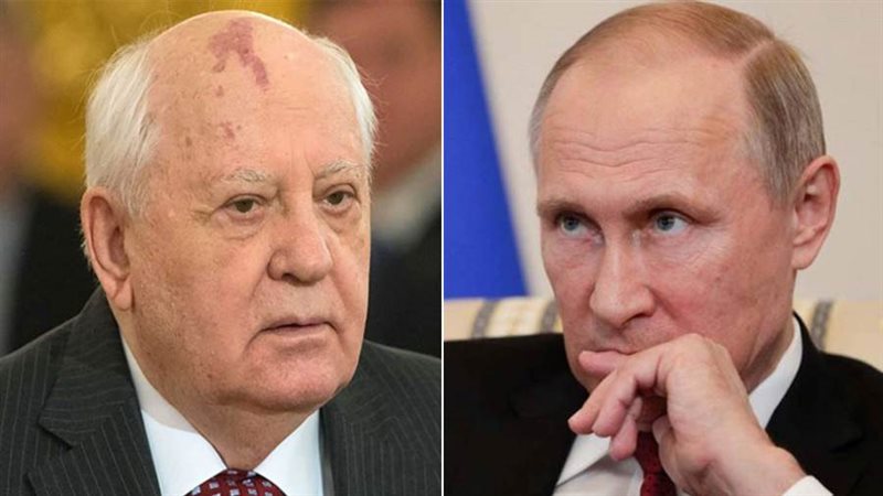 بوتين وجورباتشوف