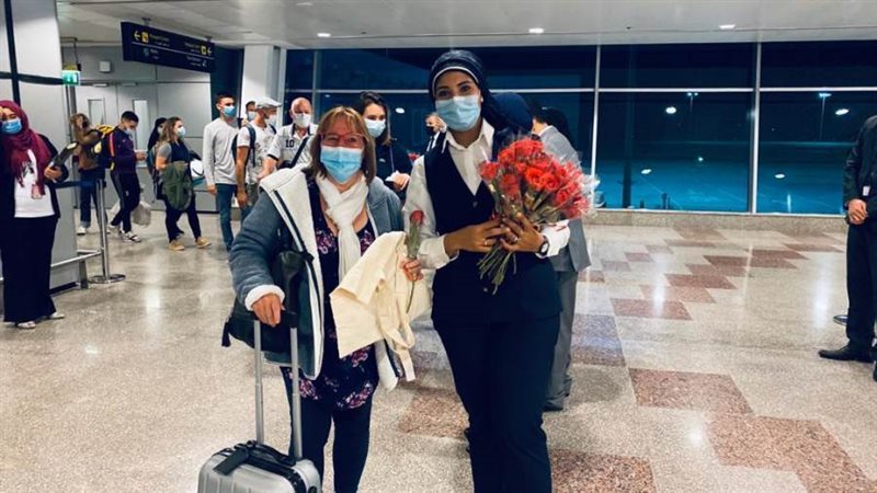 استقبال حافل بالورد