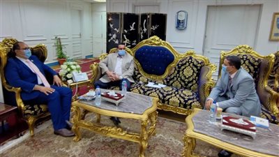 محافظ البحيرة يستقبل متدربي البرنامج الرئاسي للتأهيل للقيادة