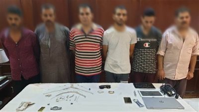 ضبط تشكيل عصابي سرقوا شقة سكنية بالجيزة