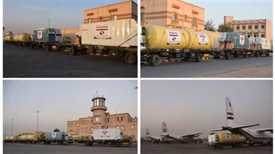 مصر ترسل الرحلة الرابعة لخطوط إنتاج الخبز الميدانية للأشقاء في السودان