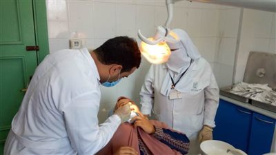 الكشف على 1380 مريضا في قافلة طبية مجانية بقرية بولين بكفر الدوار