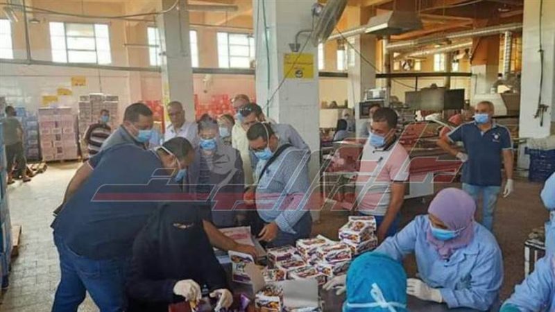 ضبط مواد غذائية فاسدة