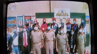 جامعة حلوان تشارك في المعرض السنوي الثالث عشر للثقافات العسكرية 