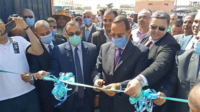 محافظ  شمال سيناء يفتتح عددًا من المشروعات بالروضة وبئر العبد