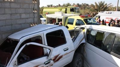 إصابة 6 أشخاص في حوادث سير بالمنيا