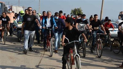 محافظ المنيا يقود الماراثون القومي للدرجات ضمن احتفالات انتصارات أكتوبر