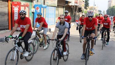 انطلاق ماراثون الدراجات في سوهاج