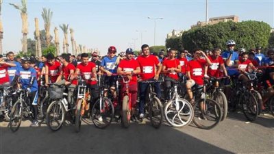20 ألف شاب وفتاة يشاركون في ماراثون دراجات احتفالًا بنصر أكتوبر