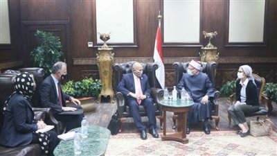 مفتي الجمهورية يستقبل وفدًا أمريكيًّا للتعاون في مواجهة التطرف