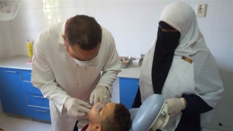 قافلة طبية بقرية