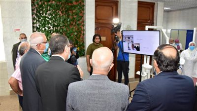  وزير التعليم العالي يفتتح وحدات جديدة بجامعة المنصورة