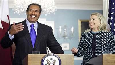 سر رسالة هيلاري إلى القطري 