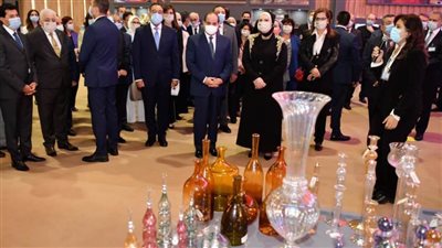 تفاصيل افتتاح الرئيس السيسي لمعرض تراثنا 