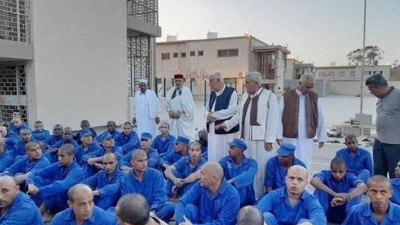 وفد برقة أثماء زيارة