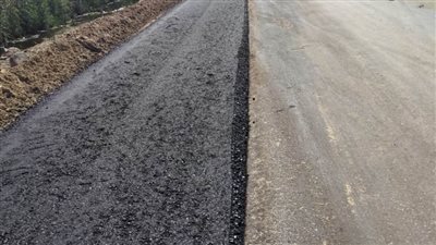 رصف طريق أحمد ماهر بكفر الدوار