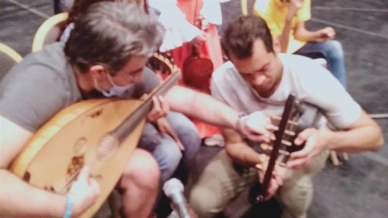 جانب من البروفات