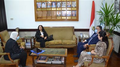 استقبال وفد جامعة أوشن الأمريكية المجتمعية