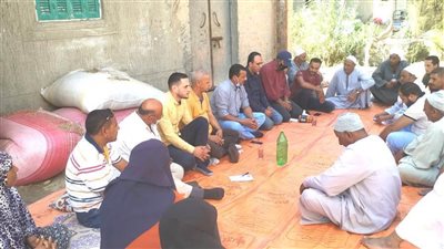 استمرار أعمال المدرسة الحقلية لتوعية المزارعين بالبحيرة