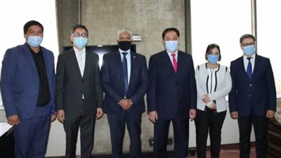 سفير كازاخستان بالقاهرة يزور جمعية رجال الأعمال المصريين