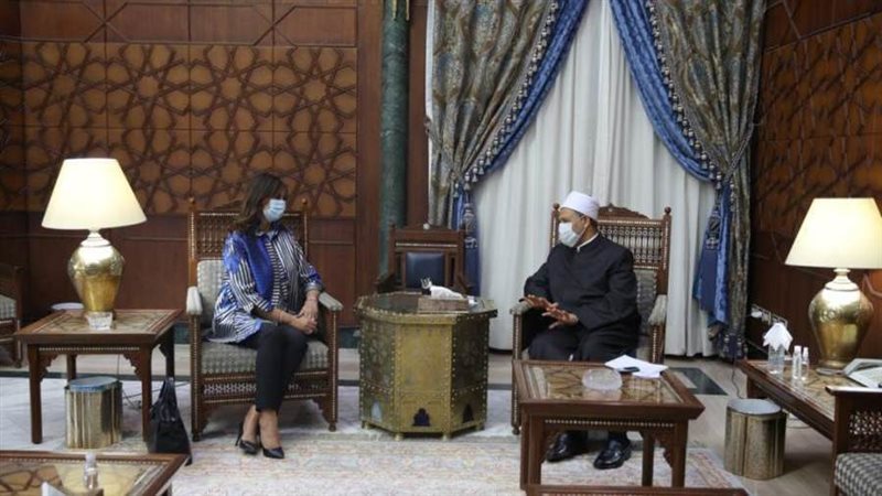 الإمام الأكبر ووزيرة