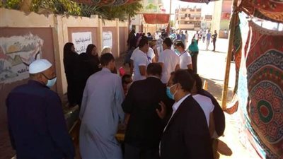 عمليات مستقبل وطن: تزايد طوابير الناخبين على لجان الانتخابات بالوادي الجديد 