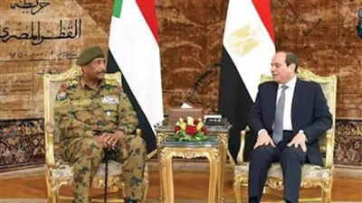 الرئيس السيسي يؤكد مساندة مصر لإرادة القيادة السياسية بالسودان في صياغة مستقبل بلادهم